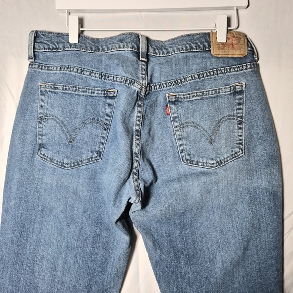 Vintage Levi's 515 Nouveau Bootcut Womens Dark Wash Jeans Size 12 Large - Picture 9 of 16